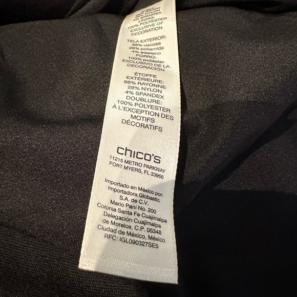 Chico’s Black Blazer - Picture 4 of 6